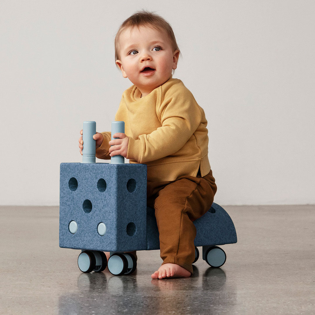 modu loopwagen tiny ride - deep blue - 10st | M-ACT-TIN-DB-SB | 2