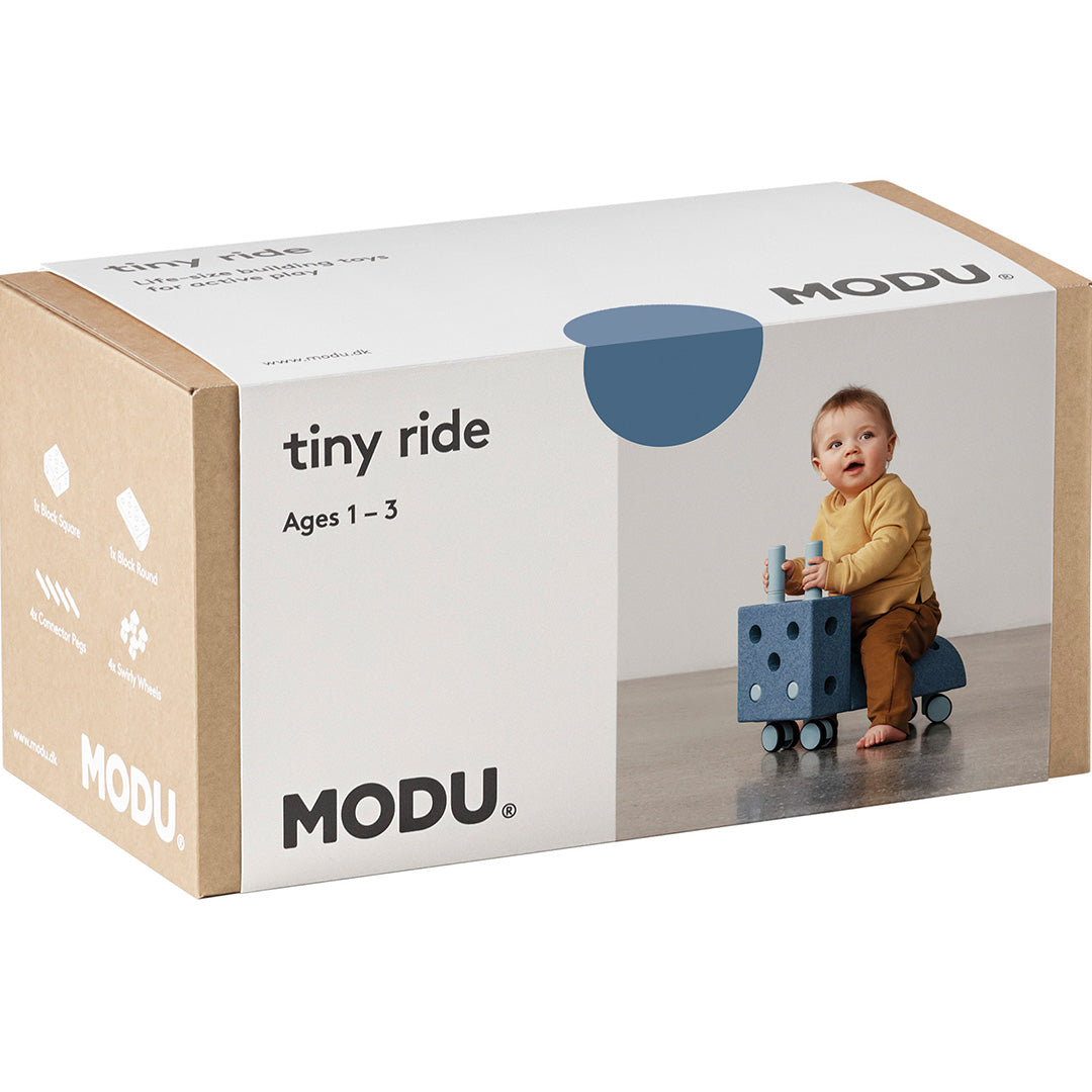modu loopwagen tiny ride - deep blue - 10st | M-ACT-TIN-DB-SB | 
