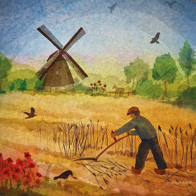 toverlux toverplaat voor toverlamp - molen | VG-SIL-WM | 1