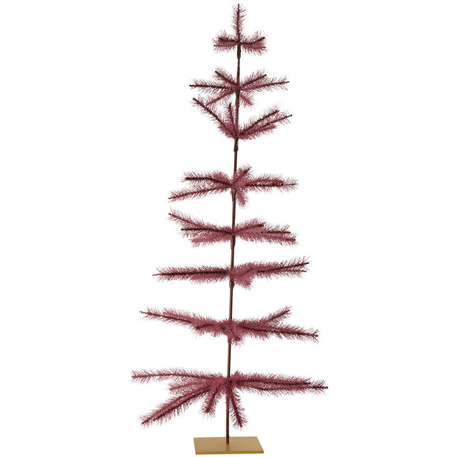 rice kerstboom met standaard - roze - 120 cm | XTREE-LI | 