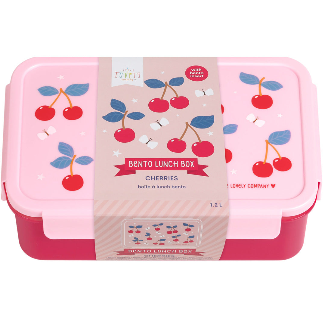 A little lovely company bento broodtrommel - kersen | ilovespeelgoed