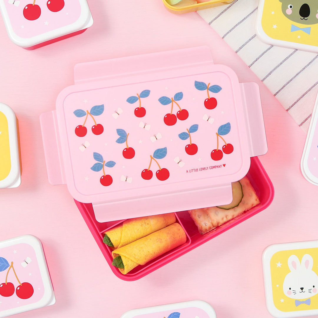 A little lovely company bento broodtrommel - kersen | ilovespeelgoed