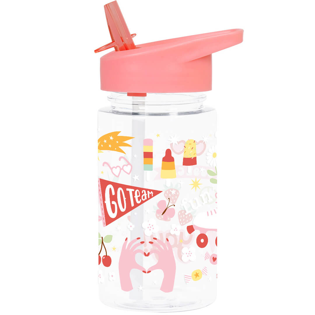 a little lovely company drinkfles met rietje - fun - 450 ml | DBFUCO88 | 0