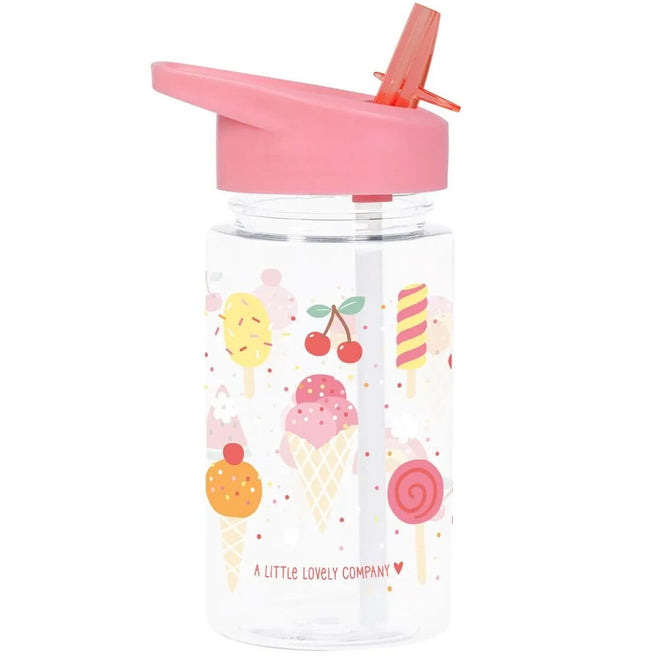 a little lovely company drinkfles met rietje - ijsjes - 450ml | DBICPI65 | 0