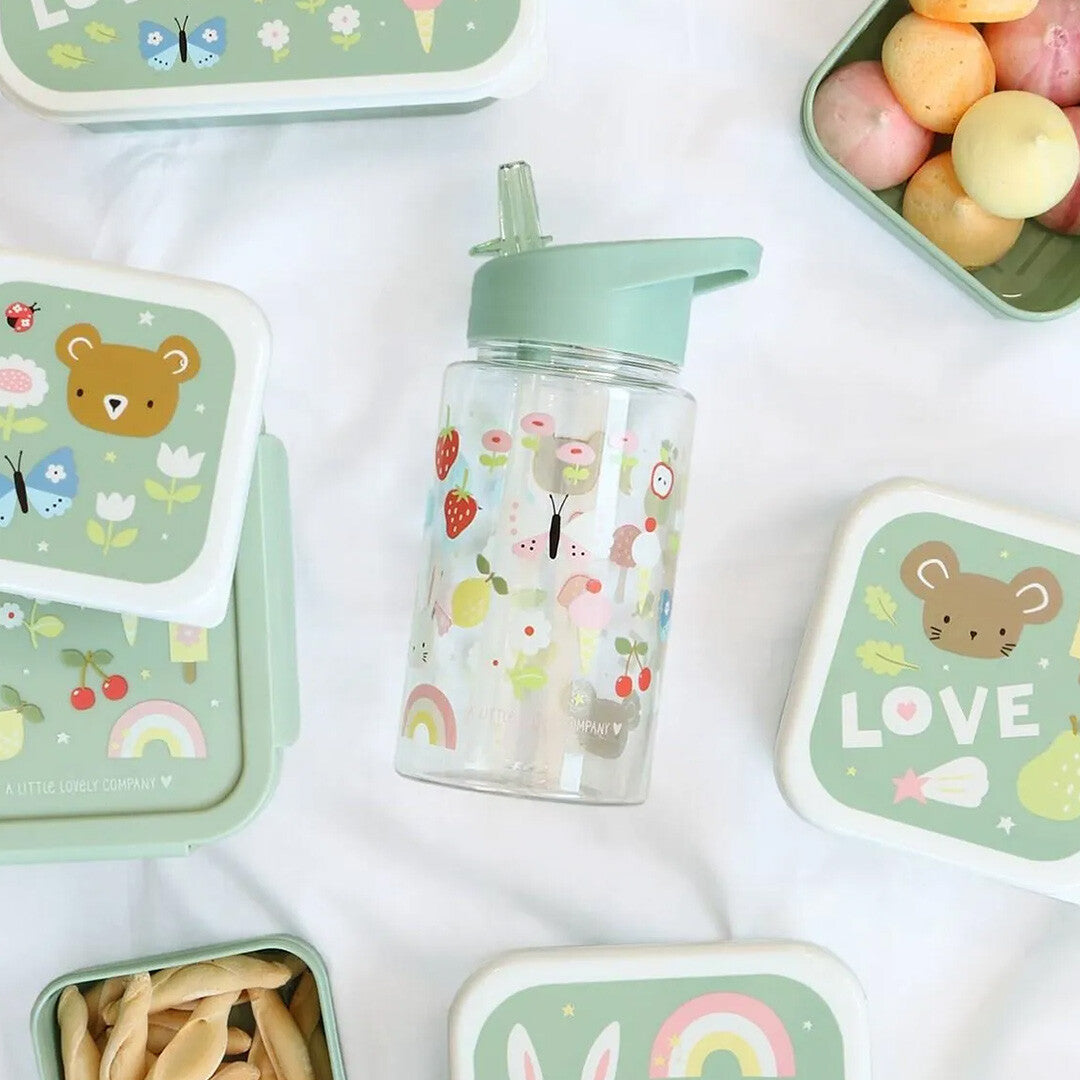 a little lovely company drinkfles met rietje - joy - 450ml  | DBJOMU66 | 3