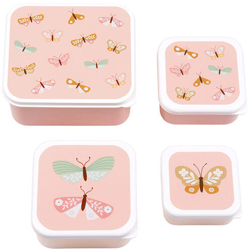 a little lovely company lunchbox set - butterflies- 4st | SBSEBU42 | 0