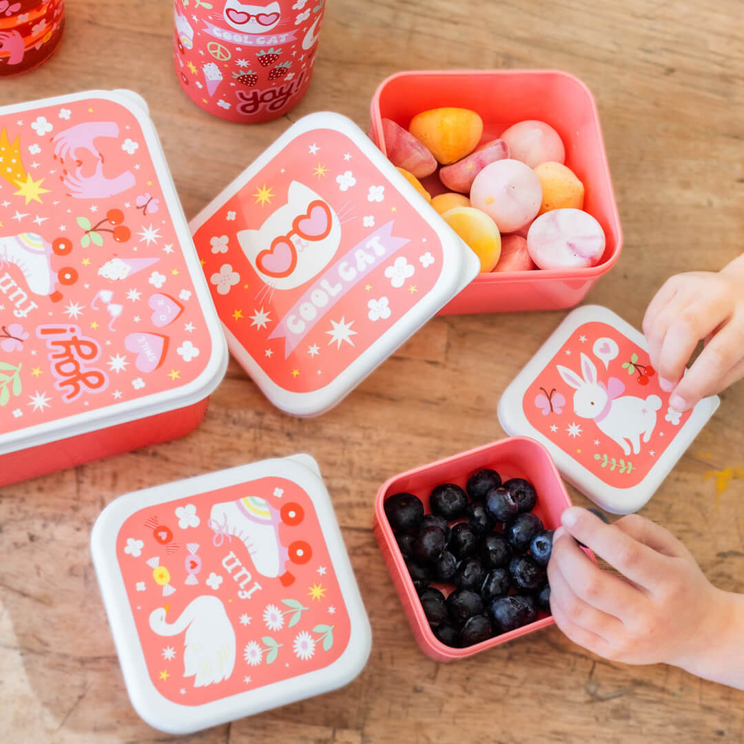 a little lovely company lunchbox set - fun - 4st | SBSEFU75 | 2
