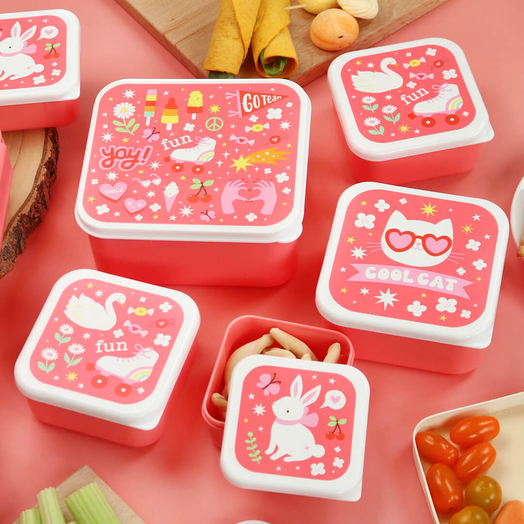 a little lovely company lunchbox set - fun - 4st | SBSEFU75 | 5
