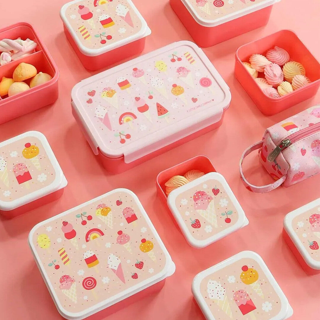 a little lovely company lunchbox set - ijsjes - 4st | SBSEIC61 | 3