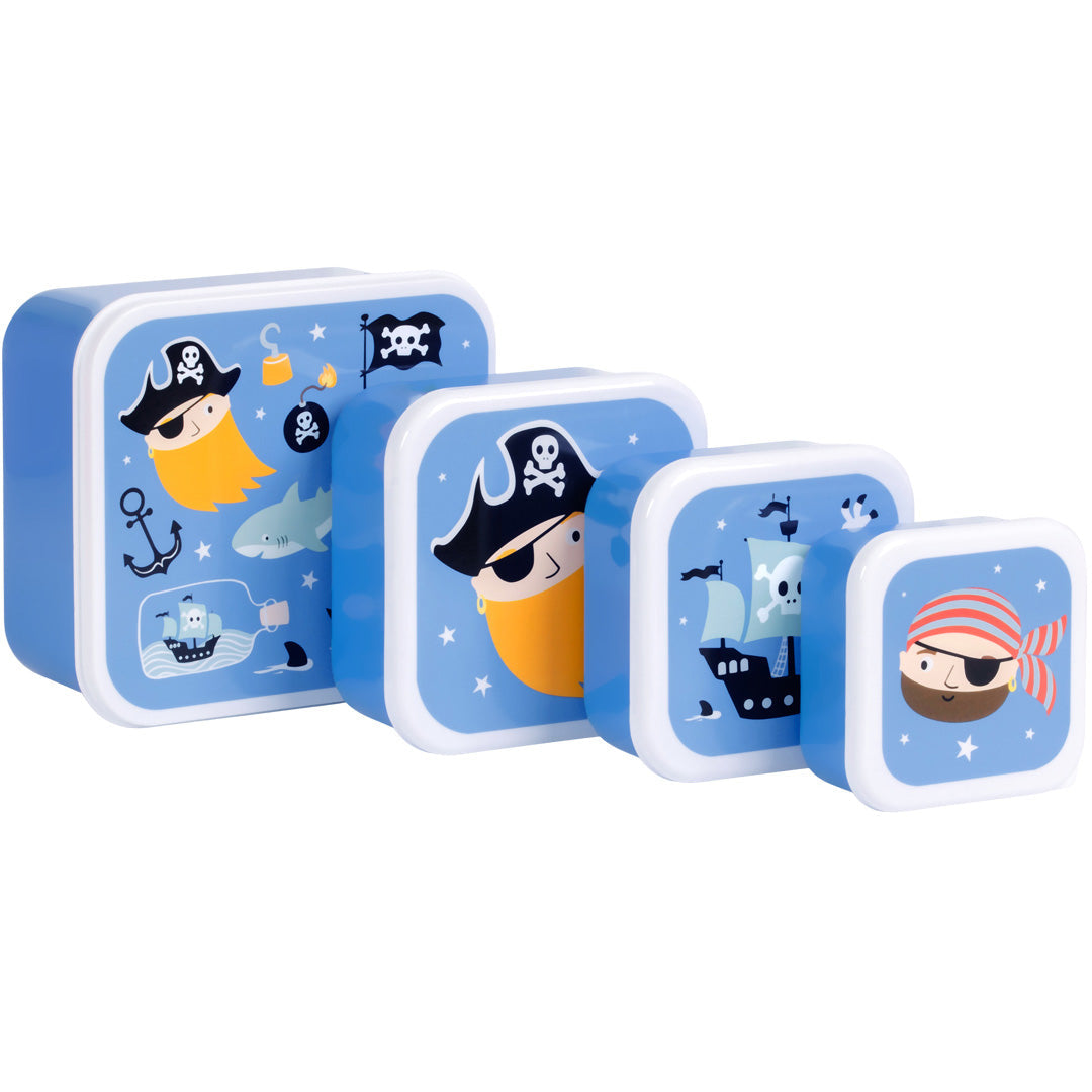 a little lovely company lunchbox set - piraten - 4st | SBSEPI80 | 0