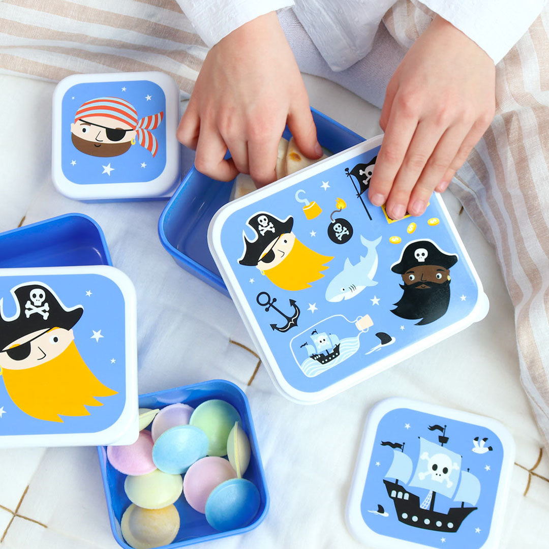 a little lovely company lunchbox set - piraten - 4st | SBSEPI80 | 2