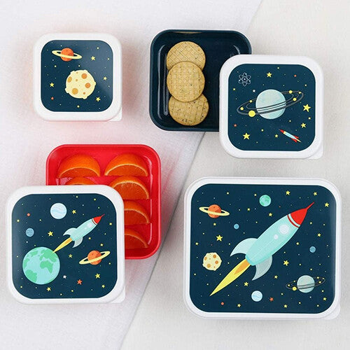 a little lovely company lunchbox set - ruimte - 4st | SBSESP21 | 4