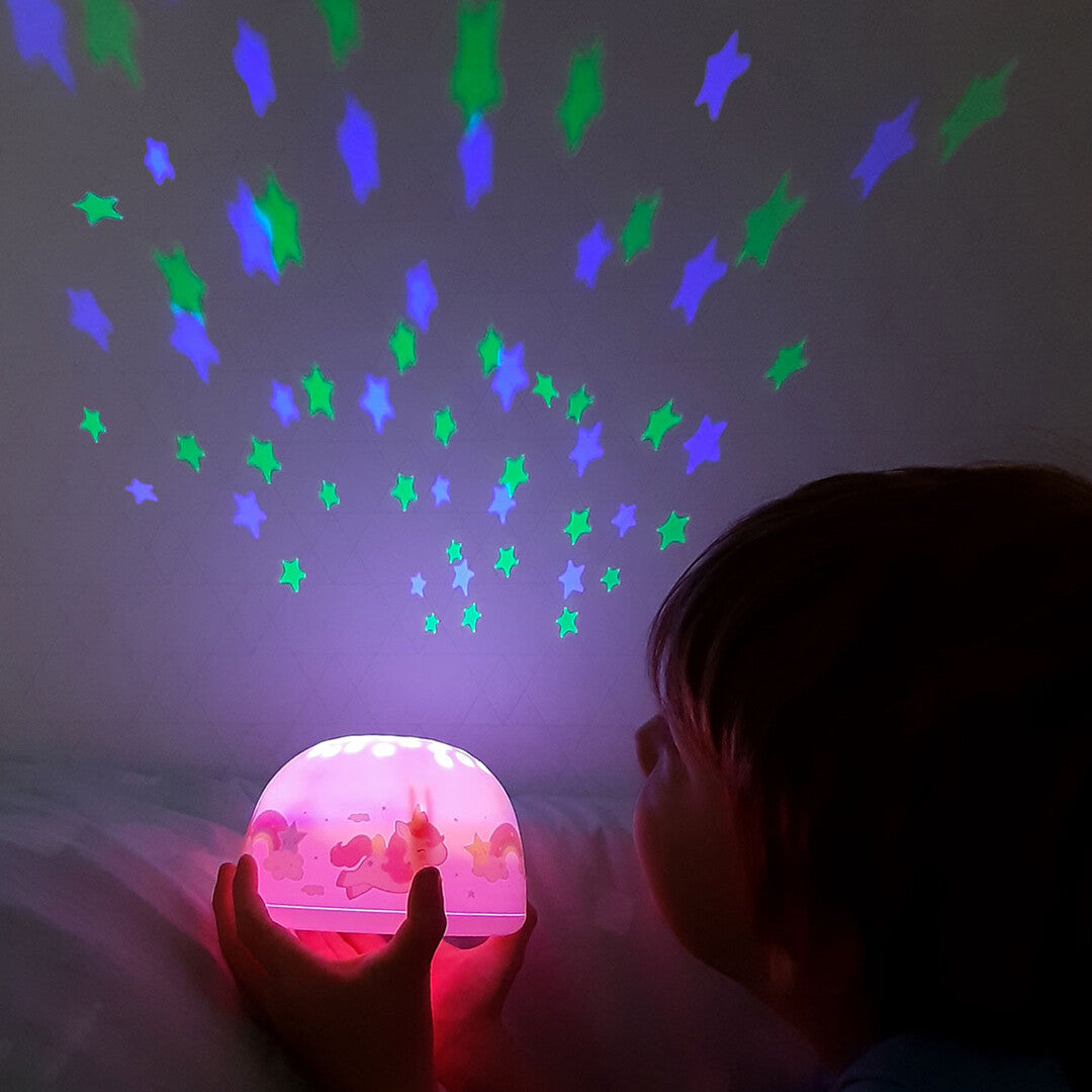 a little lovely company nachtlamp en sterprojector eenhoorn | PLUNPI05 | 2