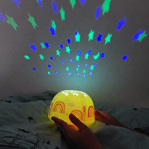 a little lovely company nachtlamp en sterprojector regenboog | PLRAMC09 | 2