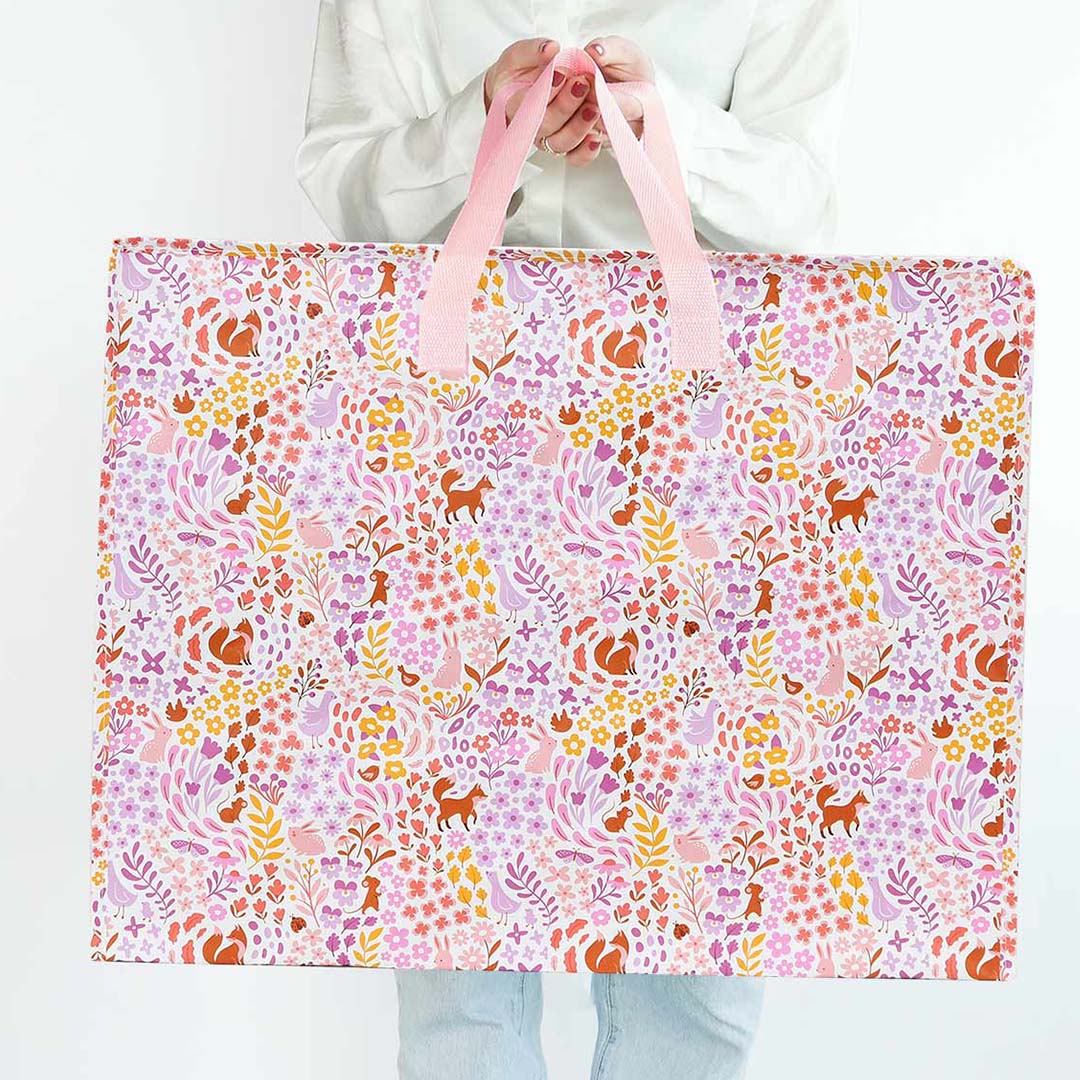 a little lovely company opbergtas bloementuin - XL | STXLFG34 | 1