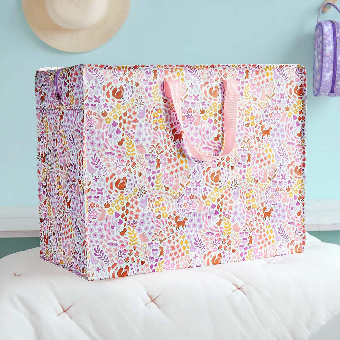 a little lovely company opbergtas bloementuin - XL | STXLFG34 | 2
