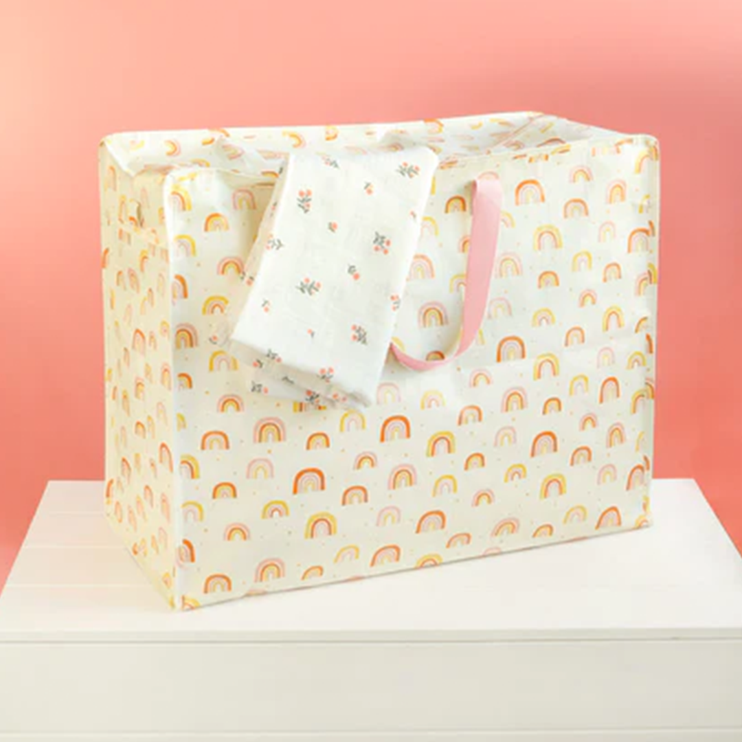 a little lovely company opbergtas regenboog - XL | STXLRA23 | 3