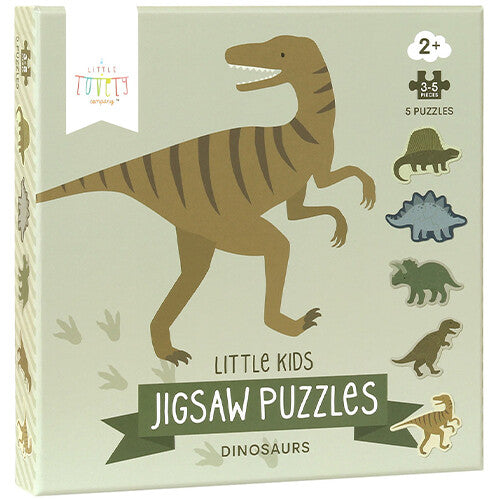 a little lovely company puzzels dinosaurussen - 5st | PGPUDI06 | 4