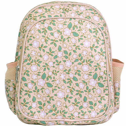 a little lovely company rugzak met koelvak - bloemen - pink - 32 cm | BPBLPI55 | 1