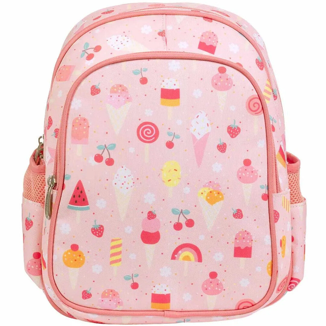 a little lovely company rugzak met koelvak - ijsjes - 32 cm | BPICPI67 | 1