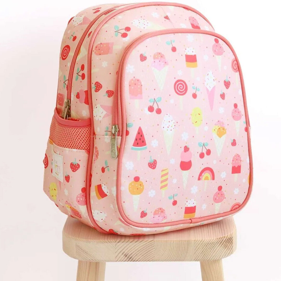 a little lovely company rugzak met koelvak - ijsjes - 32 cm | BPICPI67 | 3