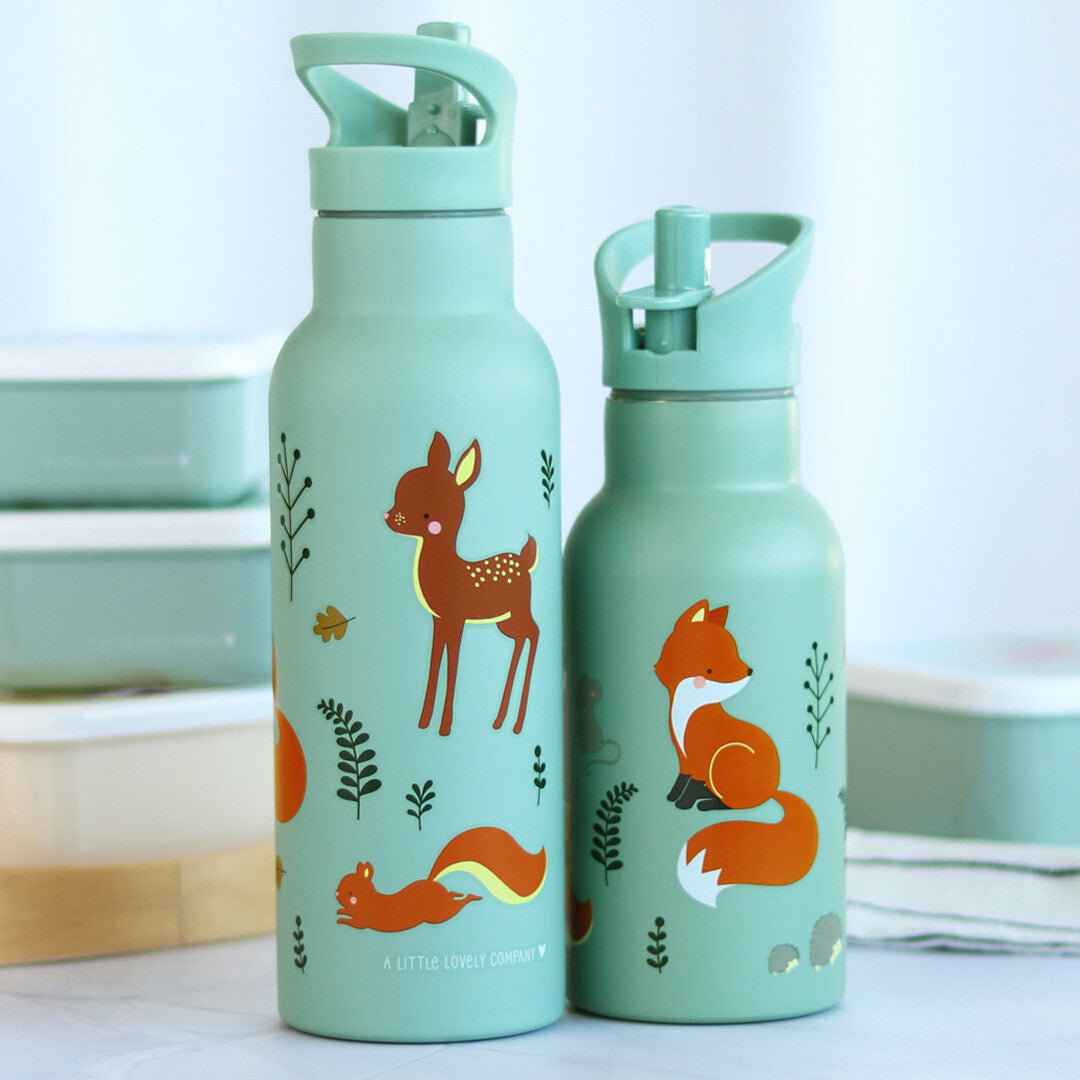a little lovely company rvs drinkfles bosvriendjes - 500ml | DBSXFF73 | 2