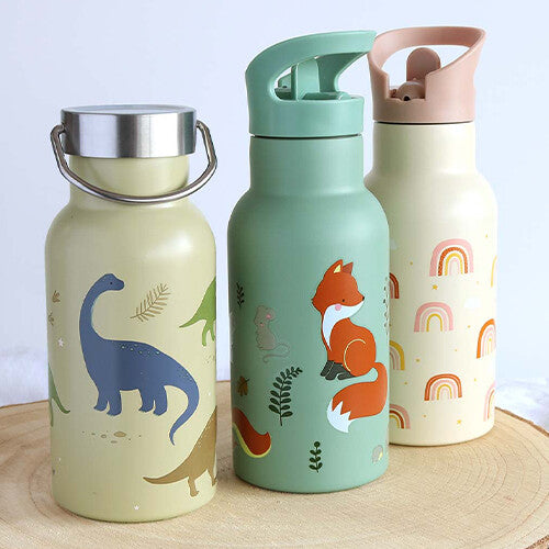 a little lovely company rvs drinkfles dinosaurussen - 350ml | DBSSDI40 | 5