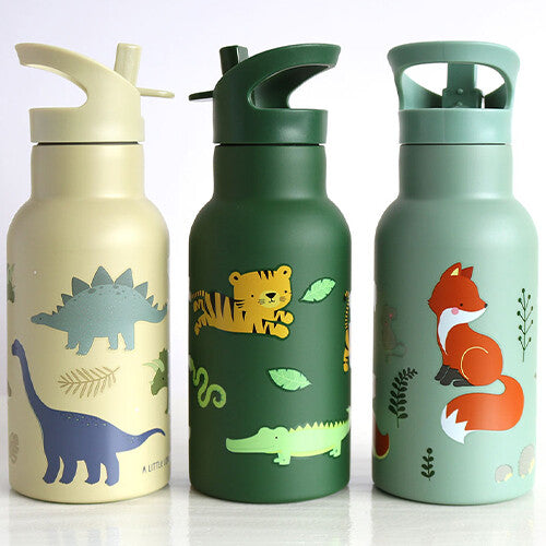 a little lovely company rvs drinkfles dinosaurussen - 350ml | DBSSDI40 | 6