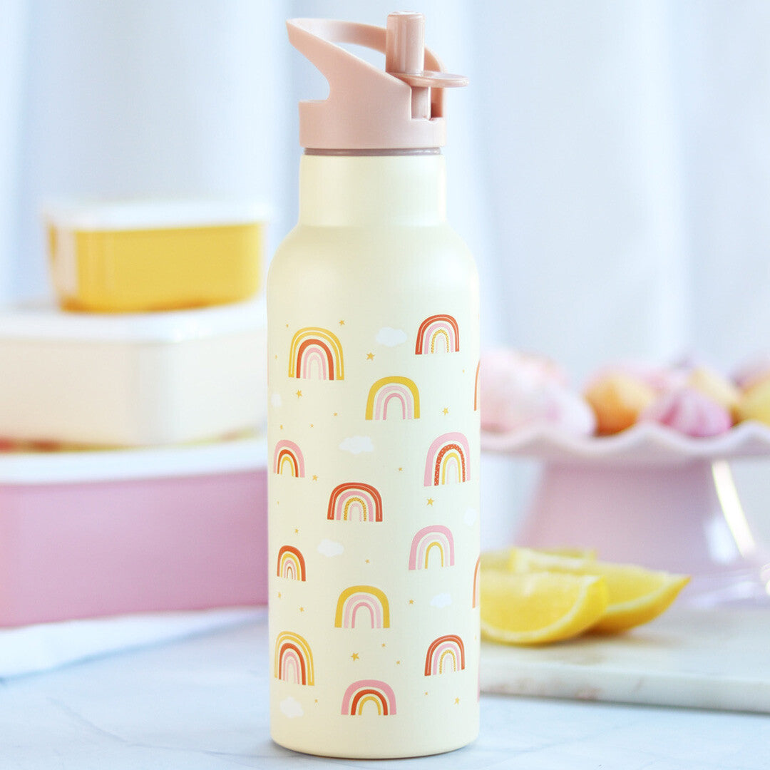 a little lovely company rvs drinkfles regenbogen - 500ml | DBSXRA74 | 1