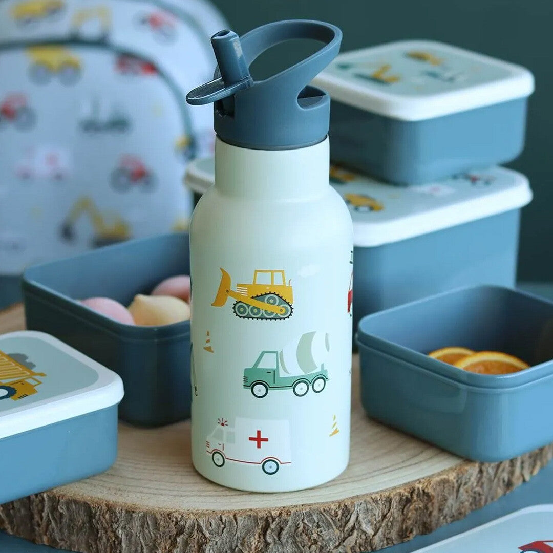 a little lovely company rvs drinkfles voertuigen - 350ml | DBSSVE67 | 1