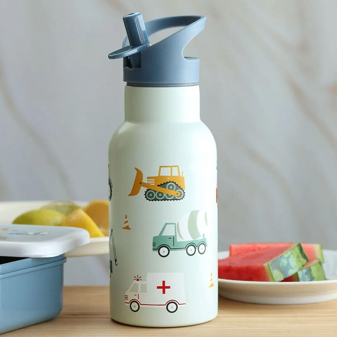 a little lovely company rvs drinkfles voertuigen - 350ml | DBSSVE67 | 2
