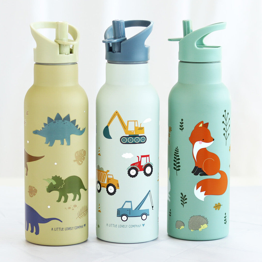 a little lovely company rvs drinkfles voertuigen - 500ml | DBSXVE72 | 2