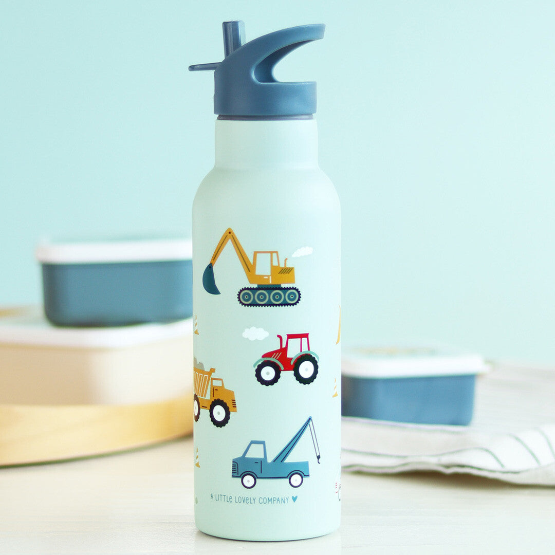 a little lovely company rvs drinkfles voertuigen - 500ml | DBSXVE72 | 4
