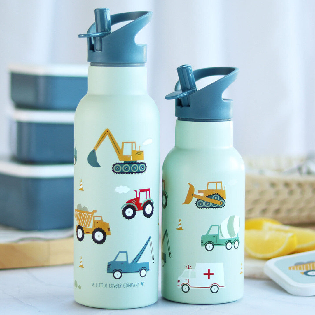a little lovely company rvs drinkfles voertuigen - 500ml | DBSXVE72 | 5