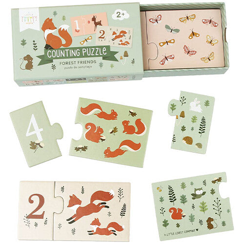 a little lovely company telpuzzel - bosvriendjes - 10x2st | PGCPFF01 | 0
