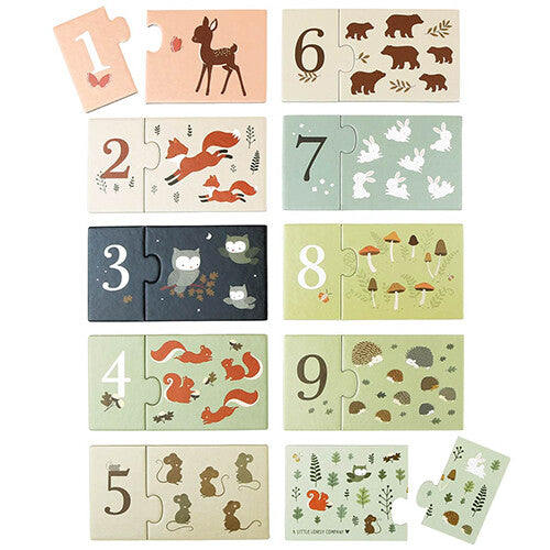 a little lovely company telpuzzel - bosvriendjes - 10x2st | PGCPFF01 | 1