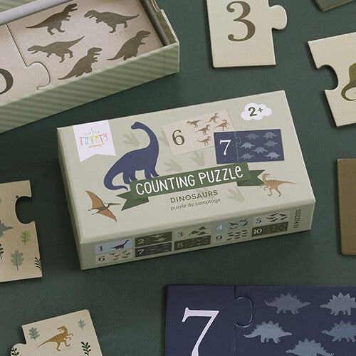a little lovely company telpuzzel - dinosaurussen - 10x2st | PGCPDI02 | 2
