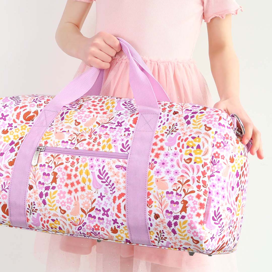 a little lovely company weekendtas bloementuin - 46 cm | TBFGMU14 | 1