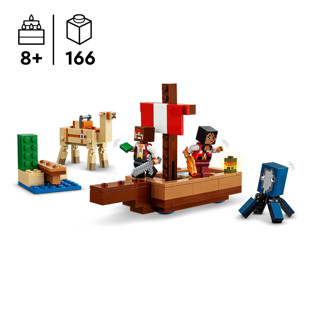 LEGO minecraft de piratenschipreis speelset