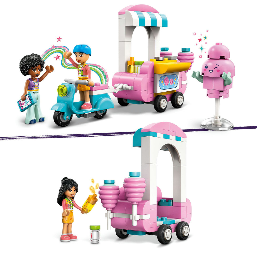 LEGO friends suikerspinkraam en scooter set