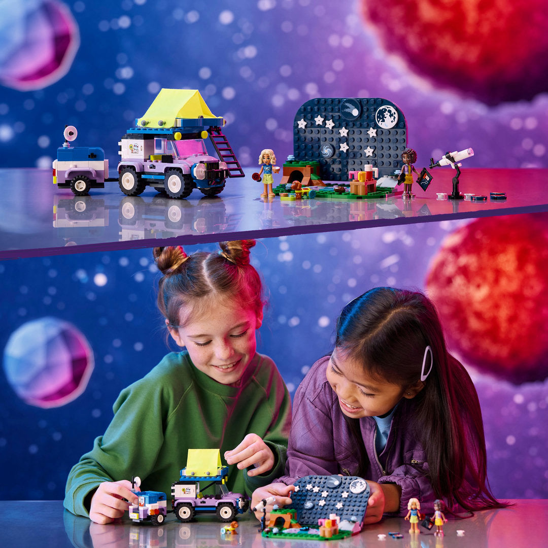 LEGO friends astronomisch kampeervoertuig