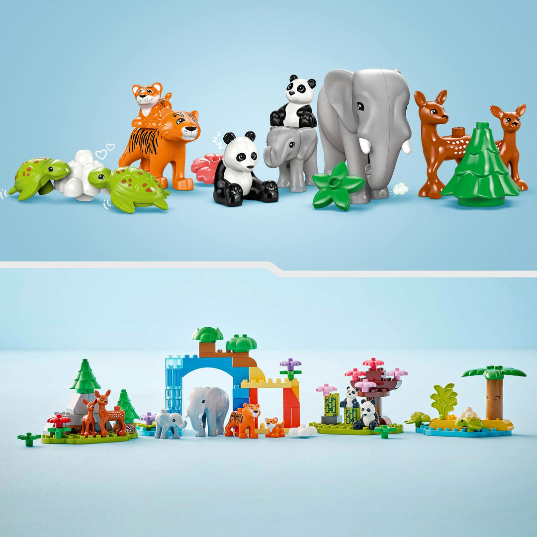 LEGO DUPLO stad 3-in-1 families van wilde dieren