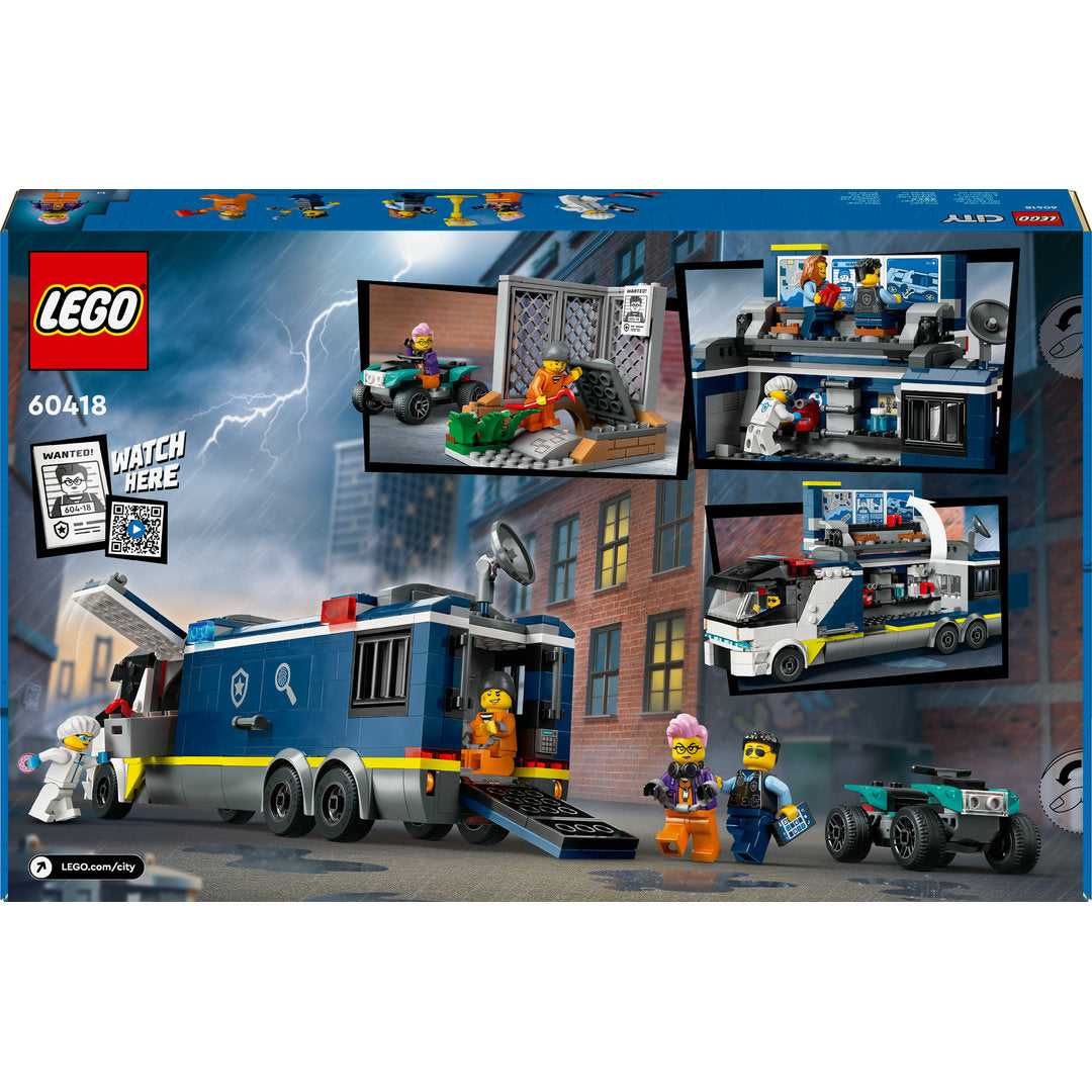LEGO city politielaboratorium in truck