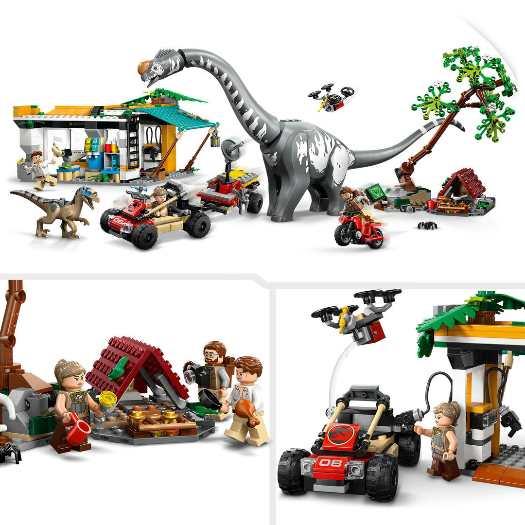 LEGO jurassic world raptor en titanosaurus opsporingsmissie
