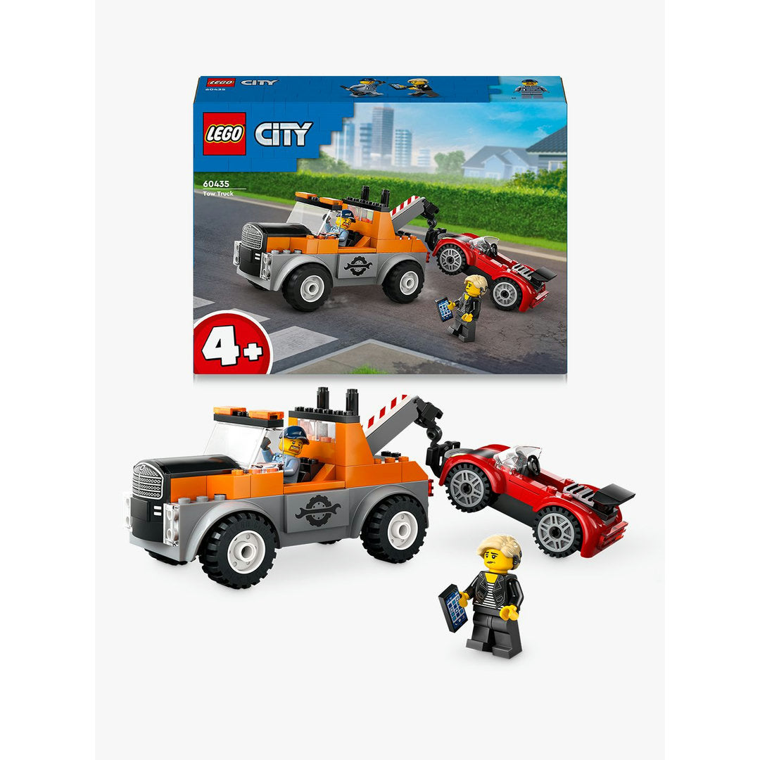 LEGO city sleepwagen en sportautoreparatie set
