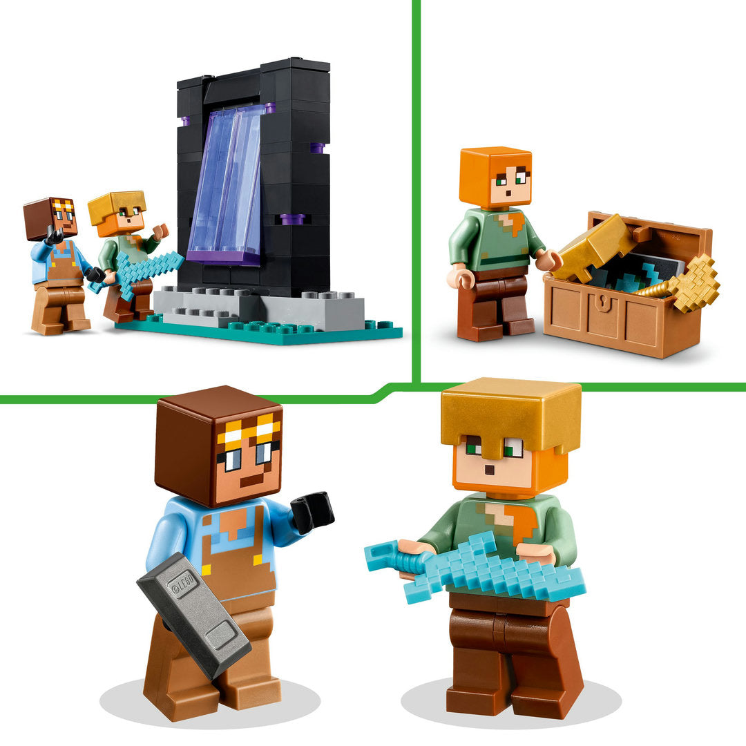 LEGO minecraft de wapensmederij bouwavontuur