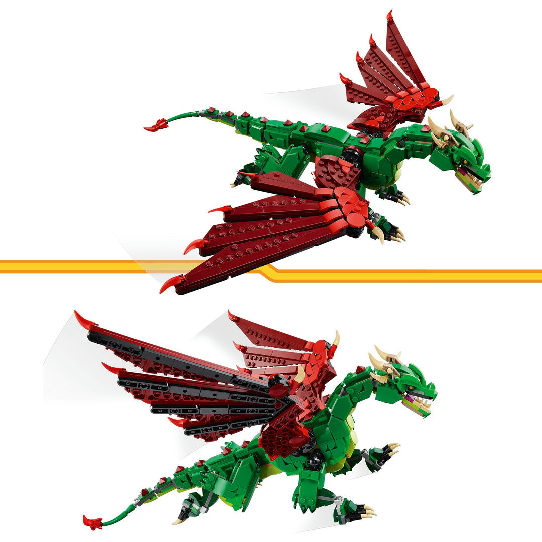 LEGO creator 3-in-1 middeleeuwse draak set