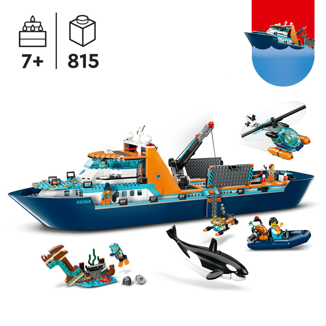 LEGO city poolonderzoeksschip  bouw- en speelset (815 onderdelen)