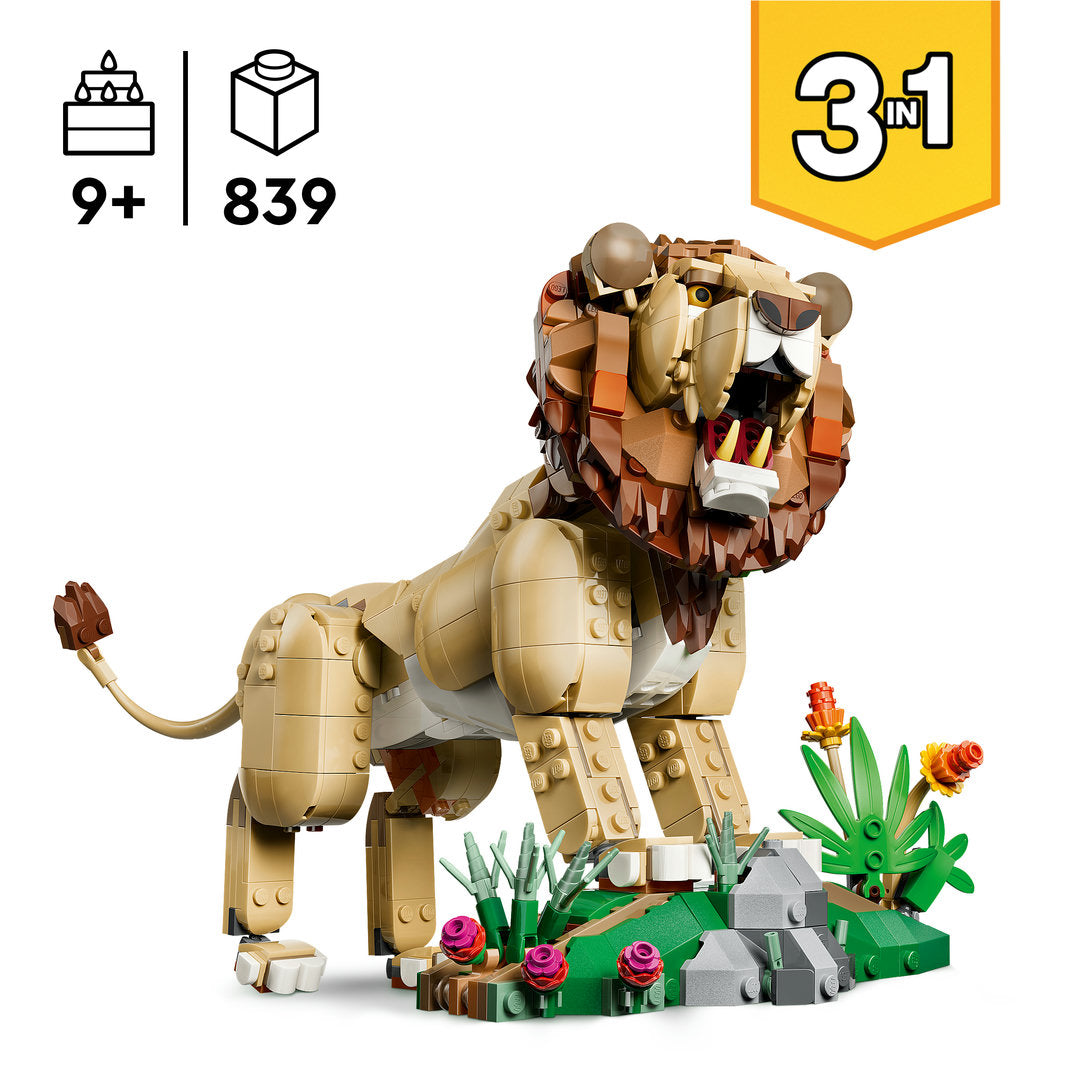 lego creator 3in1 wilde dieren - leeuw | 31386 | 1