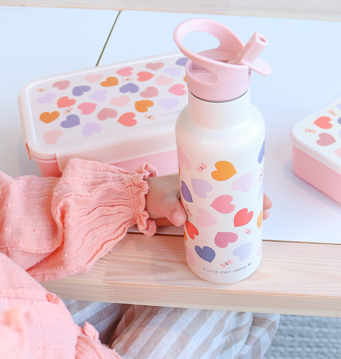 a little lovely company bento broodtrommel - hartjes | BBHEMU80 | 7